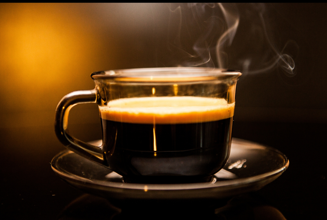 Barista preparing specialty coffee in our shop