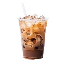 Caramel Frappuccino with drizzle