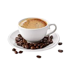 Creamy Latte in a glass cup