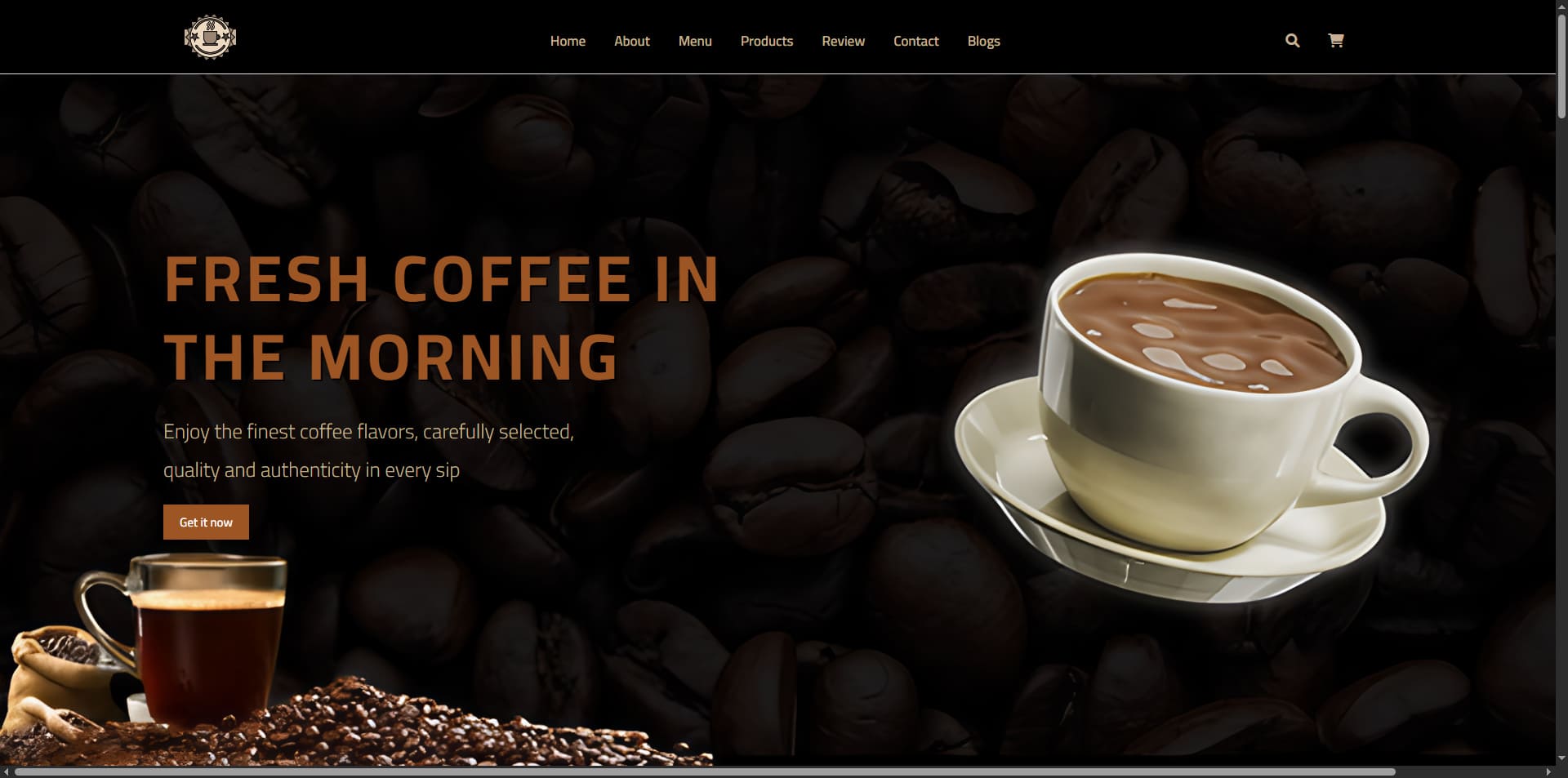Coffee Shop Website